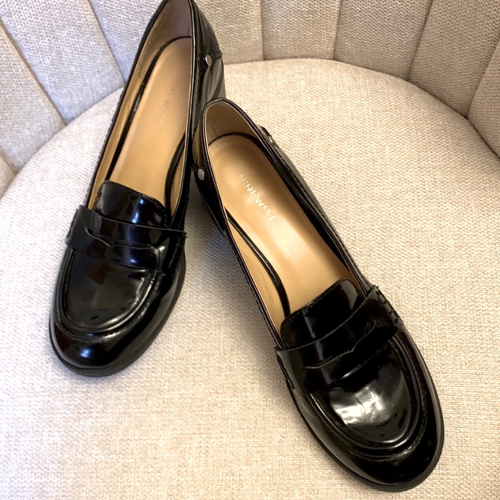 11M; Nine West; patent leather